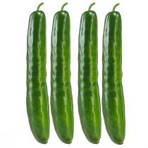 Product Cucumbers artificial for vegetable decoration 24cm 4 pcs