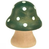 Product Wooden Mushrooms Decorative Mushrooms Wooden Mini Toadstools Mint Green 4cm 12 pcs