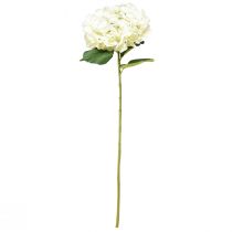 Product Artificial Hydrangea Gigant Decorative Flower White Ø23cm L84cm