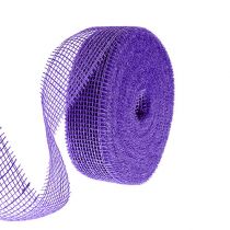 Product Jute ribbon purple 5cm 40m