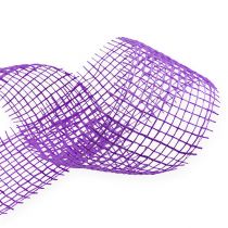 Product Jute ribbon purple 5cm 40m