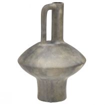 Product Ceramic vase jug antique look ceramic grey rust H27cm