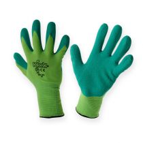 Product Kixx Nylon Gardening Gloves Size 10 Green