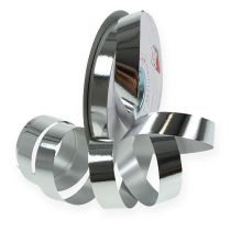 Curling ribbon shiny 19mm 100m silver