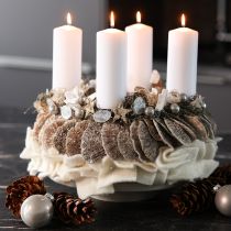 Product Wreath Tree Sponge Natural Decoration 37cm