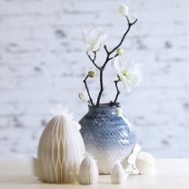 Product Decorative chicken honeycomb paper decorative figure white 28.5x15.5x30cm