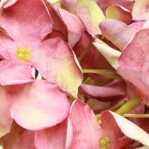 Product Artificial Hydrangea Large Pink Mauve Ø15cm L58cm 2pcs