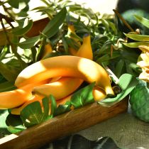 Product Artificial Banana Decoration Yellow Artificial Fruit Like Real 18cm