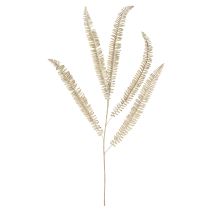 Product Artificial fern branched white cream artificial plants L120cm
