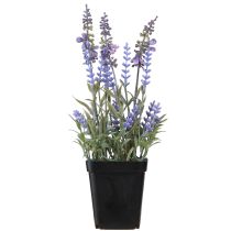 Product Artificial Lavender in Pot Flowering Artificial Plants 25cm
