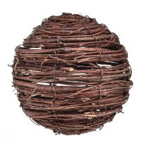 Product Ball made of vines natural brown for decoration Ø14cm H14cm