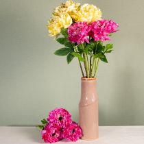 Product Artificial peony with large bloom for timeless floral interior design, 60cm, 3 pieces