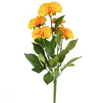 Product Artificial flowers decoration dahlias artificial yellow orange 50cm
