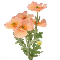 Product Artificial Flowers Artificial Poppy Decoration 35cm Bunch 3 Pcs