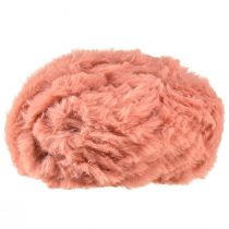 Product Faux fur cord pink cord decorative cord made of artificial fur 50g 30m