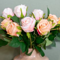 Product Artificial rose bouquet for stylish home decoration and festive occasions, 44cm, 6 pieces