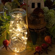Product LED string lights for indoor use, battery operated, warm white, 30 LEDs, 3m, 6 pieces