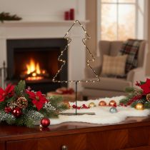 Product LED Christmas tree, battery operated, indoor table decoration, 47cm