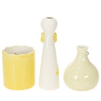 Product Ceramic Duck Figurines with Glasses – Set of 3 for Spring and Summer Décor, 25cm