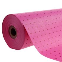 Product Cuff Paper 25cm 100m Dots Pink