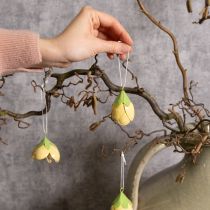 Product Metal hanging flower for romantic indoor and outdoor decoration, 6cm, 6 pieces