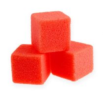 Wet foam mini-cube red 300p