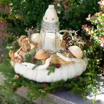 Product Mintolla ball bleached 8cm - 10cm L46cm 6 pcs