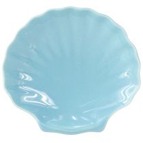 Product Shell plate maritime bowl ceramic blue white 14cm 3pcs