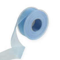 Product Organza ribbon in blue 40mm 50m