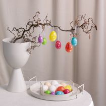 Product Easter eggs for hanging, assorted colors, 6cm, 12 pieces