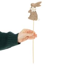 Product Easter bunny decorative figure for spring decorations and seasonal accents, 42cm, 8 pieces
