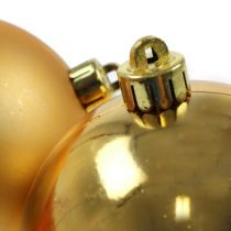 Product Christmas ball gold 10cm 4 pieces