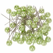Product Pearl-headed pins, apple green, Ø10mm, 60mm