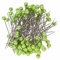 Product Pearl head pins Ø6mm 65mm apple green