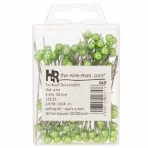 Product Pearl head pins Ø6mm 65mm apple green