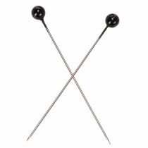 Product Pearl head pins Ø6mm 65mm Black
