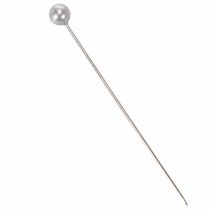 Product Pearl-headed pins Ø6mm 65mm silver