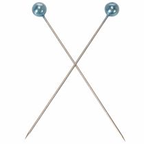 Product Turquoise pearl-headed pins, Ø6mm, 65mm