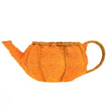 Product Planter pumpkin decoration orange yellow-green Ø19cm H12cm