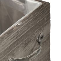 Product Plant boxes in drawer look – Grey-brown, various sizes – Versatile and decorative storage – Set of 2 pieces