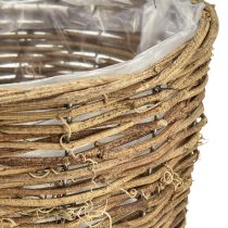 Product Plant basket with vine-like design, decorative for flower pots and table decorations