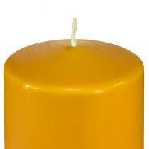 Product Sustainable pillar candle made from natural wax for eco-friendly decoration