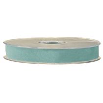 Product Velvet ribbon light blue decorative ribbon gift ribbon blue 15mm 7m