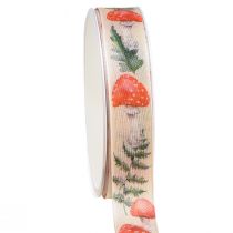 Product Ribbon fly agaric decorative ribbon W25mm L18m
