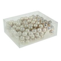 Product Mirror berries beige mix 25mm 140pcs