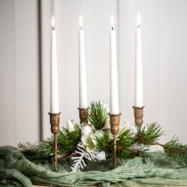 Product Tapered candles 250/23 candles white 12 pieces