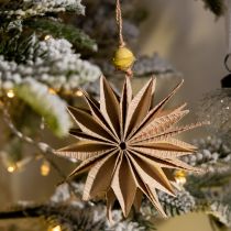 Product Paper stars with jute twine for festive decoration
