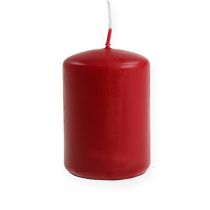 Product Pillar Candles Red Candles H70mm Ø50mm 12 pcs