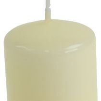Pillar candle 120/40 cream 24pcs