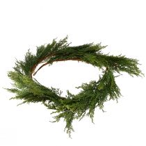 Product Green Thuja fir garland with fruit, decorative hanging ornament, Christmas decoration, festive artificial garland, 175cm long